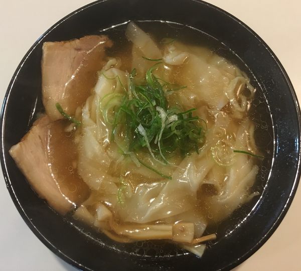 「醤油ワンタン麺」@喜多方 満喜の写真