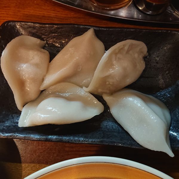 「茹で餃子220円他」@藤原らーめん店・カレー店の写真