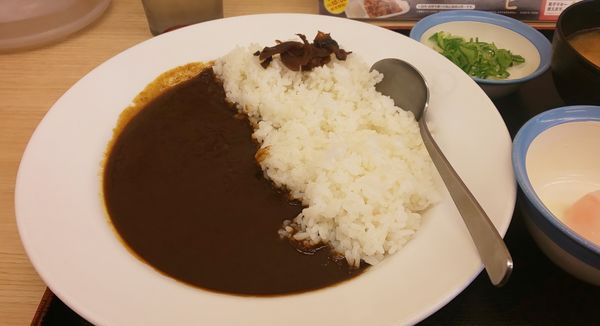 「オリジナルカレー+温玉」@松屋 錦糸町南店の写真