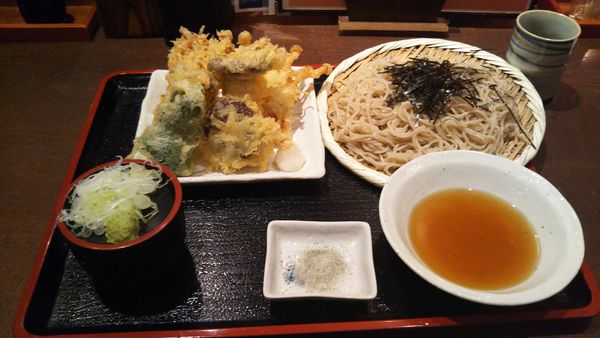 「きのこ天ざる 大盛」@青山がらり つくば店の写真