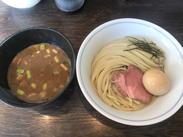 「特製つけ麺　魚介」@麺処 景虎 戸塚安行店の写真