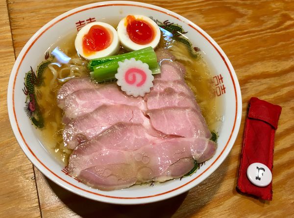 「白だしラーメン＋味付き玉子＋チャーシューちょい増し」@キング製麺の写真
