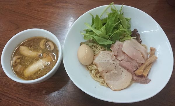 「【期間限定】ポルチーニ茸香るつけめん」@4代目松屋食堂の写真