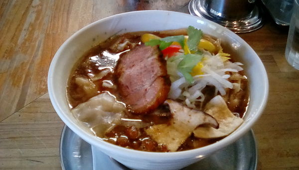 「[限定]赤だしワンタンパンチ」@流星軒の写真