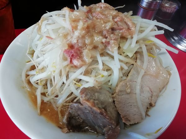 「限定「みそラーメン」（野菜あぶら・チョイ増し）」@ラーメンハイキックの写真