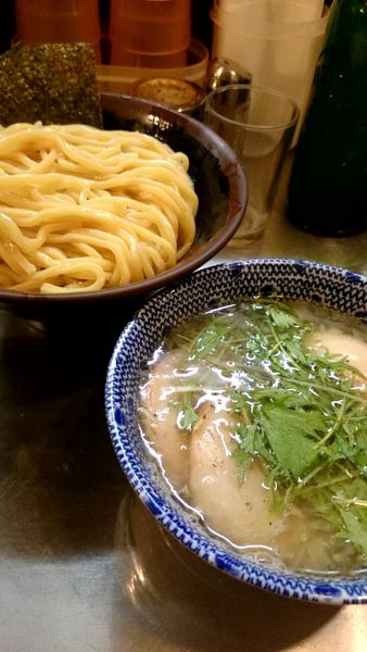 「塩つけ麺（９００円）」@めん屋桔梗 銀座店の写真