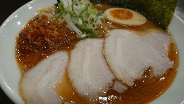 「豚骨海老らーめん」@横道の写真