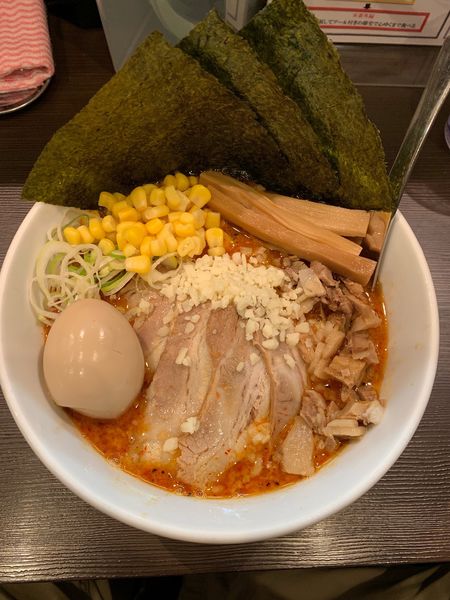 「味噌ウルフ全のせTPくずチャーシュー」@ライトニングファイヤーの写真