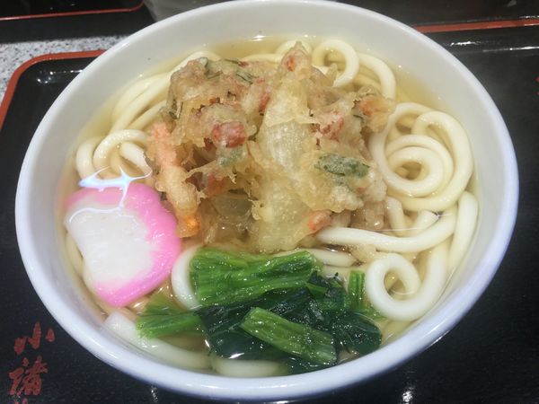 「かき揚げうどん（￥400）」@小諸そば 神田店の写真