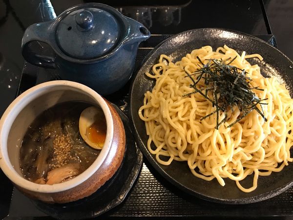 「のうこく醤油つけ麺　特盛　930円」@麺処 松。の写真