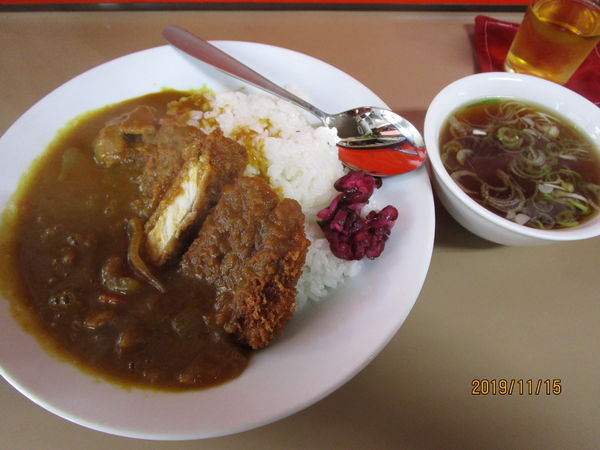 「カツカレーライス 850円」@かずさの写真