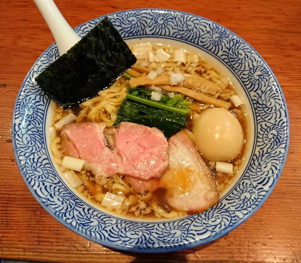 「味玉手揉み中華蕎麦 醤油」@麺処 ほん田の写真