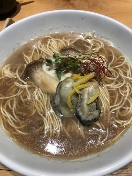 「牡蠣蕎麦　1,150円」@銀座 風見の写真