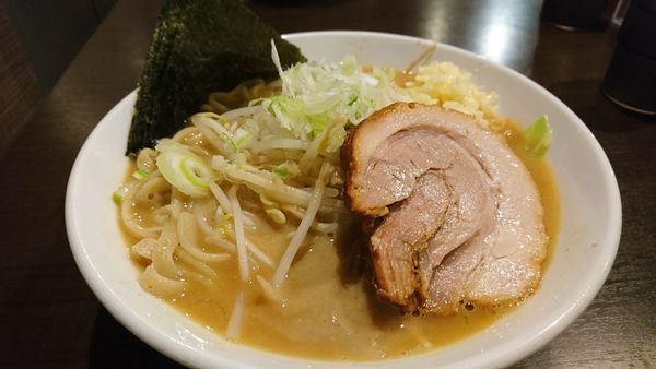 「【夜】ミニらーめん（豚1枚）」@ちばから 渋谷道玄坂店の写真