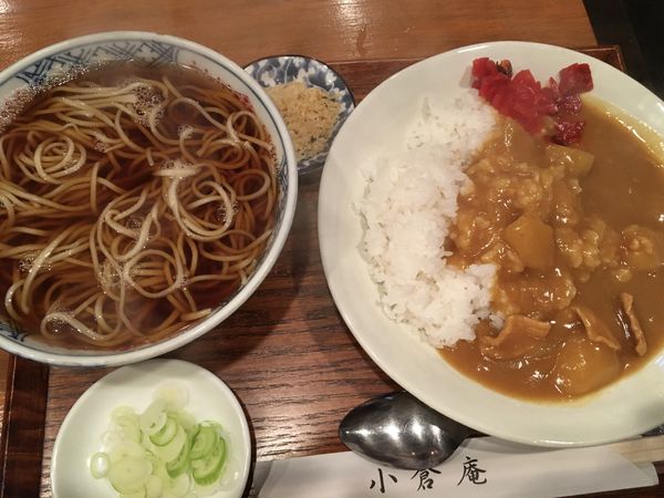 「カレーセット」@おそば 小倉庵の写真