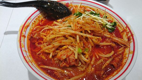 「北極の火山 辛さ3倍味玉」@蒙古タンメン 中本 錦糸町店の写真