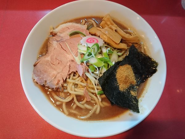 「濃厚ラーメン＋麺増し」@麺屋しのはら 三日月食堂の写真