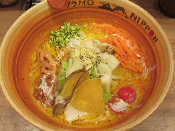 「ベジソバ（880円）」@ソラノイロ NIPPONの写真