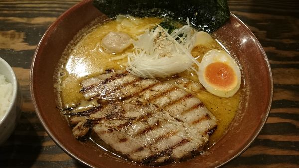 「特製カレーラーメン（1,000円）＋ライス（0円）」@西麻布 しゅういち 等々力店の写真