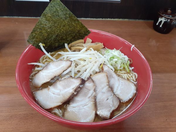 「魚介チャーシュー麺、麺追加」@ひむか屋の写真