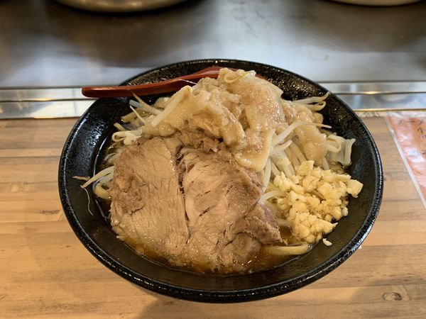 「小ラーメン、油淋鶏丼」@麺屋 どんぶら来の写真