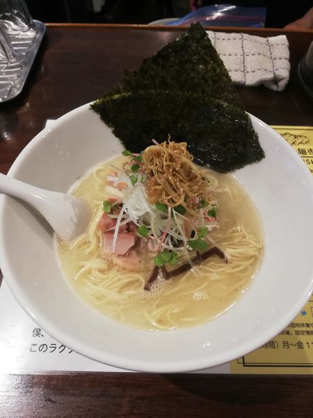 「(土曜限定)ショガパイタンラーメン　900円」@塩生姜らー麺専門店MANNISHの写真