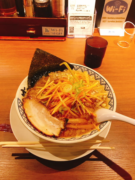 「赤ネギ極ばんから」@東京豚骨拉麺 ばんから 新宿歌舞伎町支店の写真