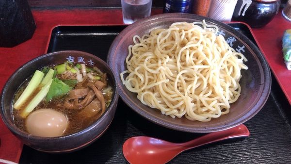 「つけ麺 大(無料)+味玉 880円」@麺処 古武士 板橋前野町店の写真