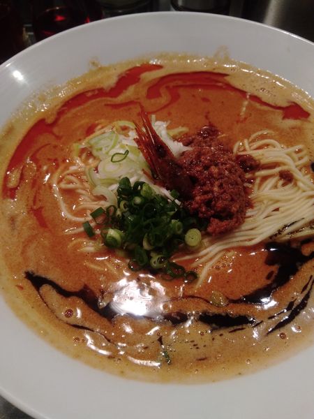 「海老寿久担々麺」@麺屋 愛心 TOKYO 町屋店の写真