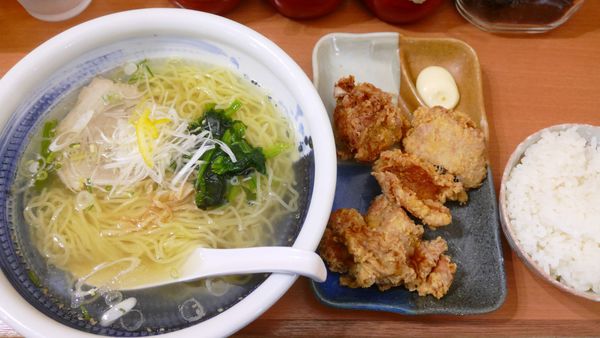 「俺流 塩カラセット¥1,000」@俺流塩らーめん 中目黒駅前店の写真