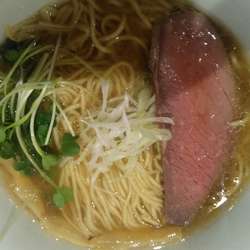 （期間限定第六弾）常陸牛そば¥900（醤油、大盛同額）