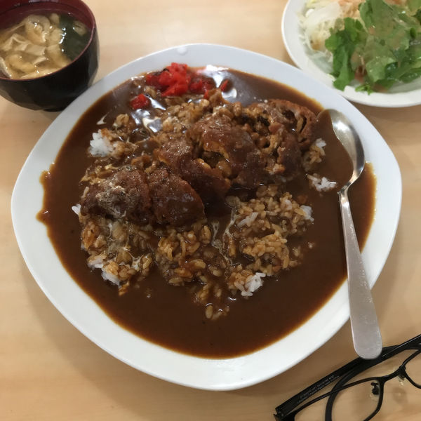 「納豆カツカレー」@とんきちの写真