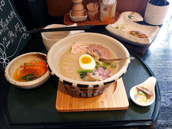 「白湯麺ver.5改 鮎」@ORIBEの写真