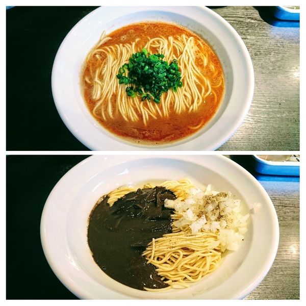 「大越折海老とオマール海老の二段仕込み特濃+黒鬼ニボ玉」@弘明寺丿貫の写真