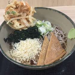 朝そば＋ミニかき揚げ(¥330+60)