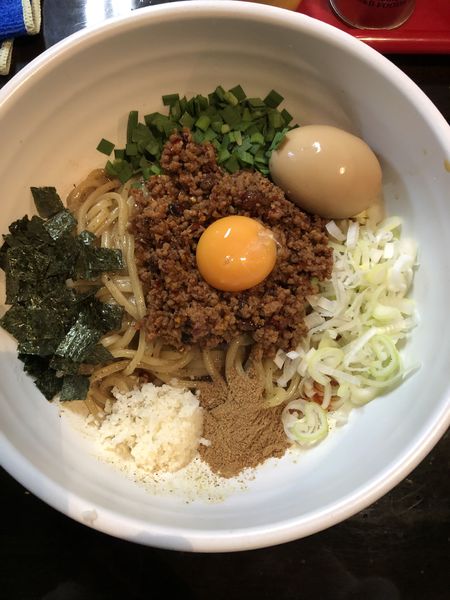 「台湾まぜそば¥800＋味玉¥100」@まるぶし とんやの写真