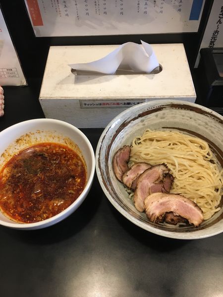 「担々つけ麺 大盛り+チャーシュー」@ら〜めん 晴々の写真