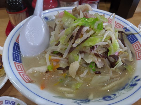 「ちゃんぽん¥770　Bセット(半チャーハン+餃子3個)¥480」@長崎亭 新宮店の写真