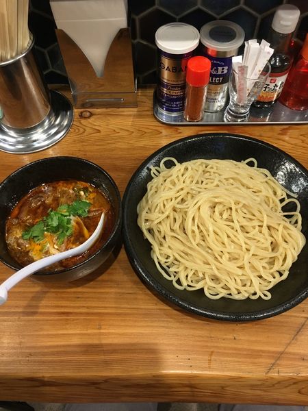 「牛すじつけ麺」@竹麓輔らーめん創作工房の写真