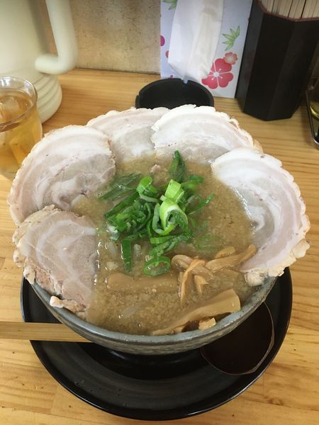 「みそチャーシューメン　背脂2　990円」@チャッチャ系らーめん もん吉 伊勢崎支店の写真