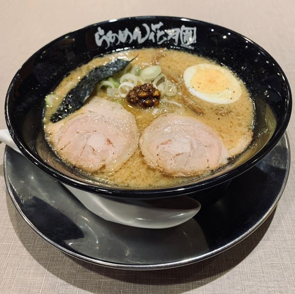 「嵐げんこつらあめん（固め￥720）」@らあめん花月嵐 浅草雷門店の写真