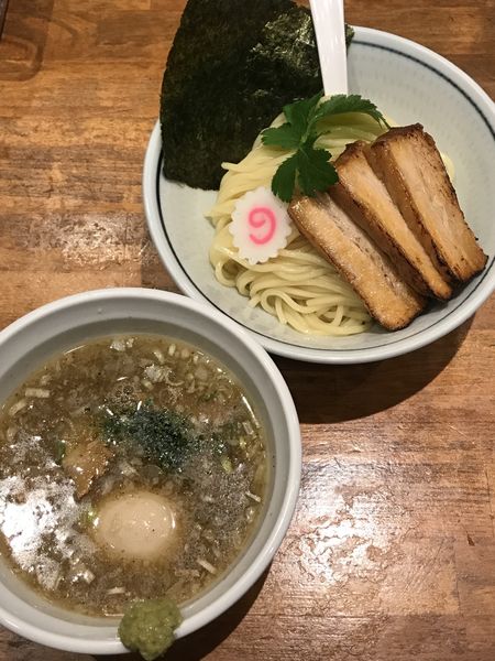 「特製塩炙りチャーシューつけ麺（並盛）」@めいげんその写真