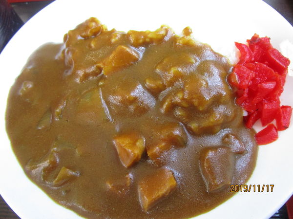 「半カレーとたぬき蕎麦Set 700円」@そば清の写真