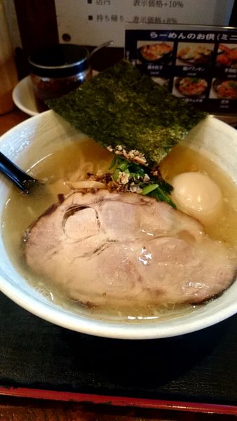 「味玉ラーメン（塩）（８８０円）」@麺屋 匠堂の写真