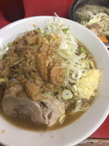 「ラーメン（並）+スキヤキ100円」@ラーメン一心の写真