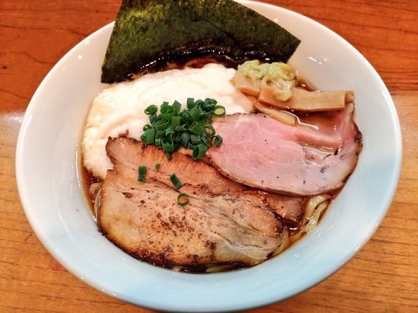 「きまぐれ限定 とろろ醤油そば」@麺屋 シロサキの写真