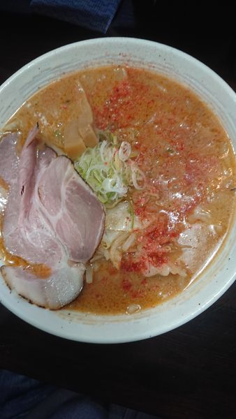 「濃厚エビ味噌ラーメン大盛」@麺匠 茜ノ舞の写真