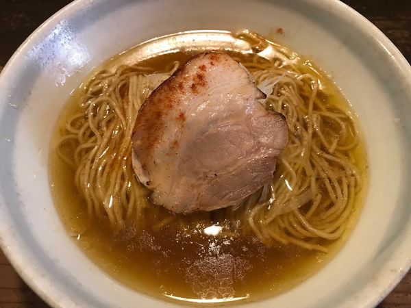 「煮干そば 770円」@煮干そば 藍の写真