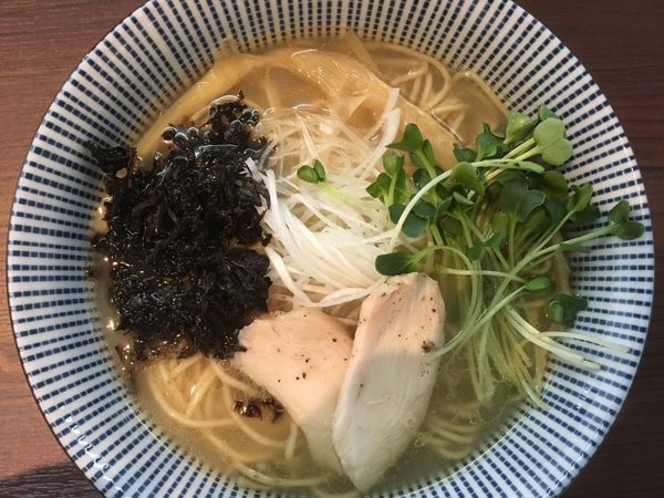 「本日の魚介そば（太刀魚） 920円」@旬菜麺屋 雅流の写真