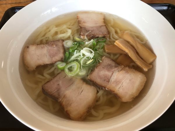 「会津山塩ラーメン　750円」@早稲澤屋 しお◯の写真